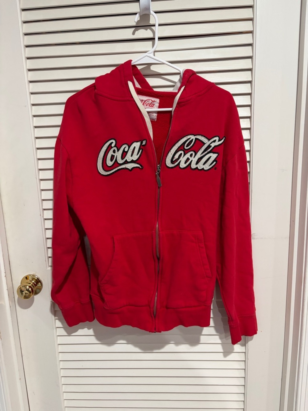 Coca Cola Red women’s Full-Zip Hooded Sweatshirt